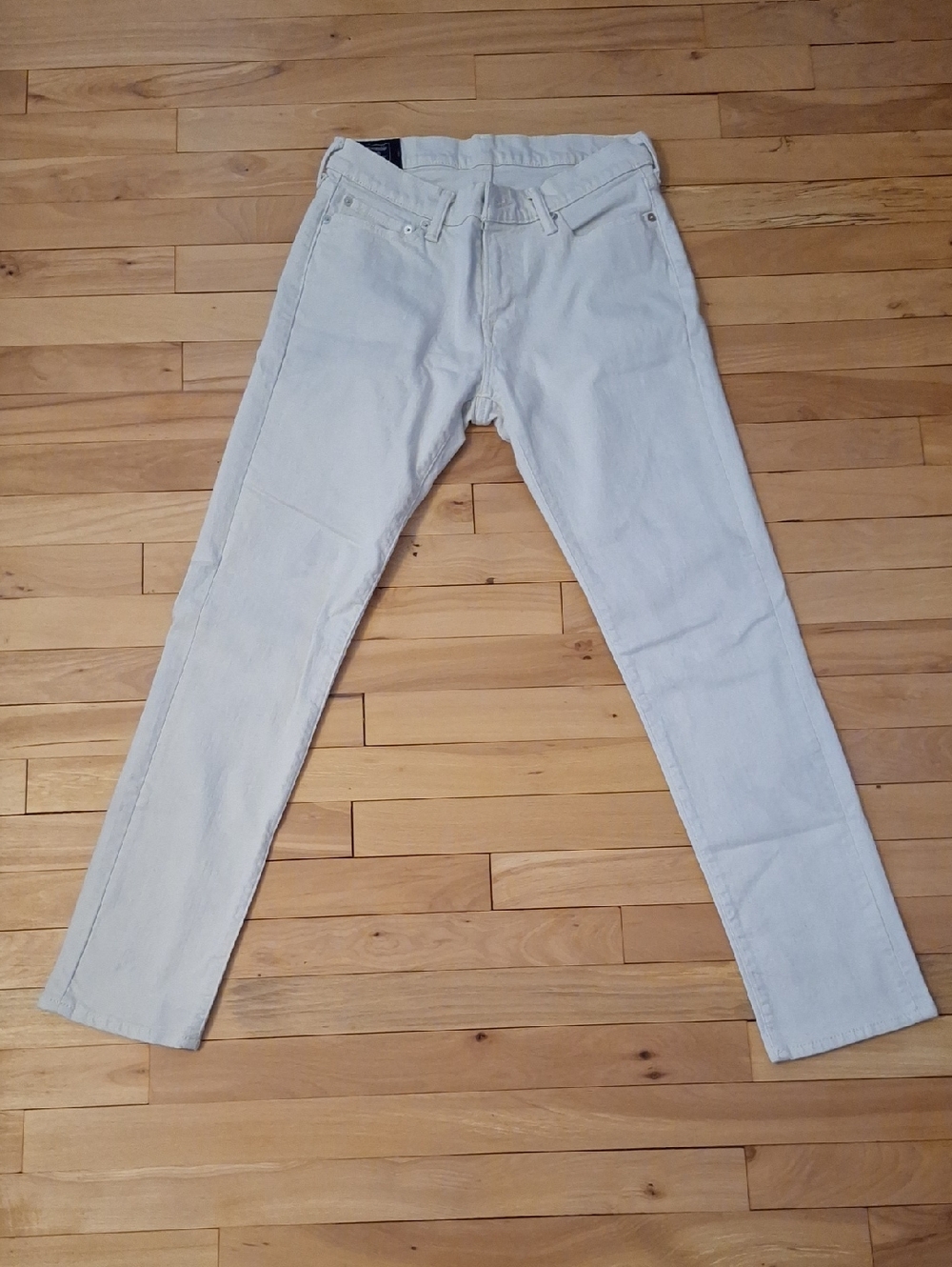 Men's Slim Fit White Jeans